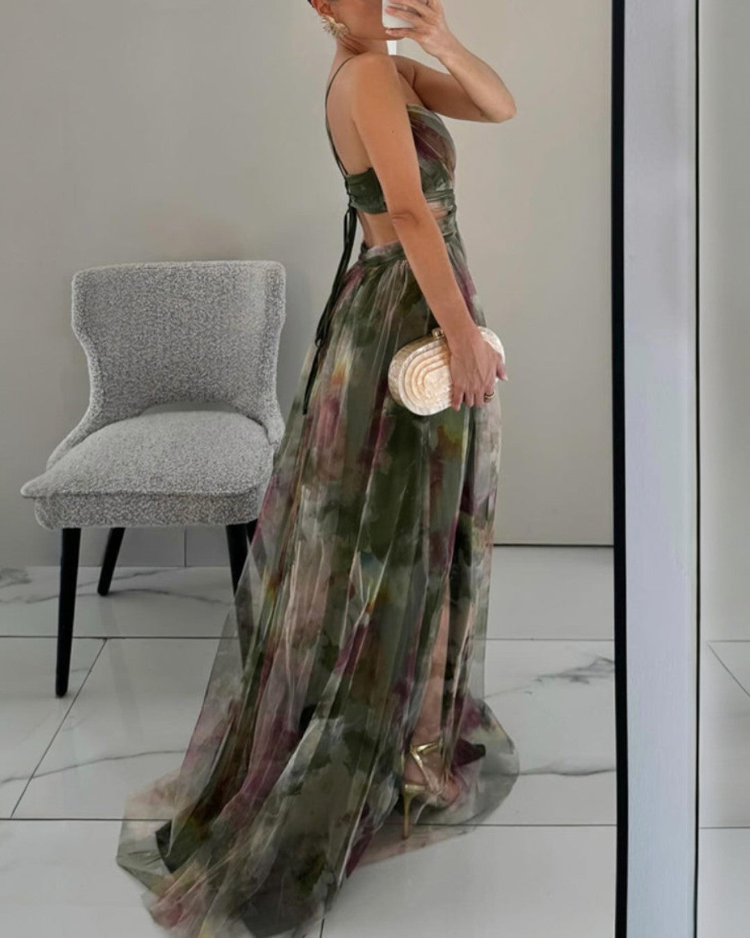 Irene | Long Floral Dress