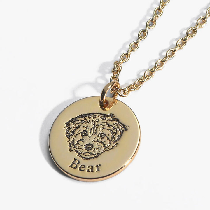 Collar Personalizado con Retrato de tu Mascota