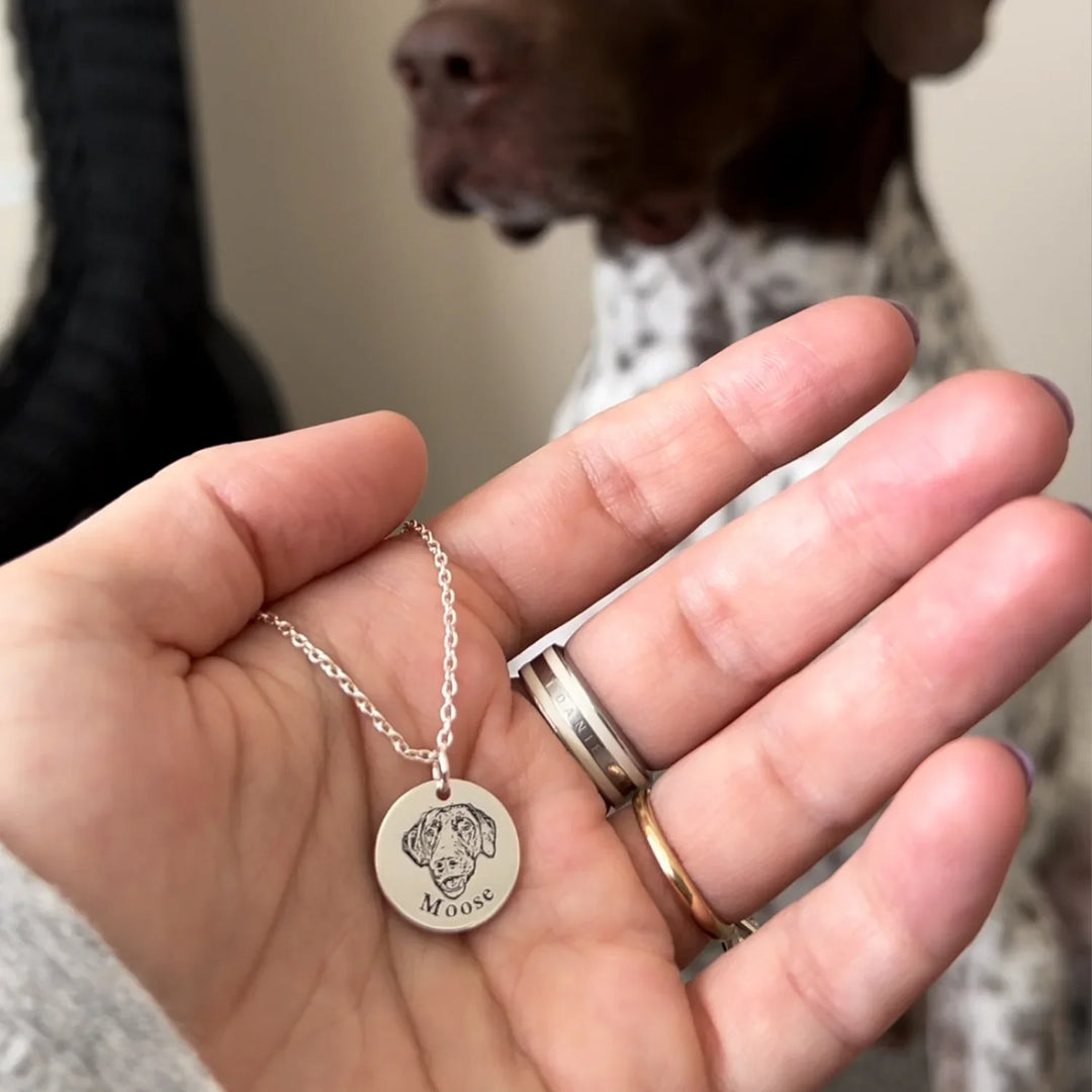 Collar Personalizado con Retrato de tu Mascota