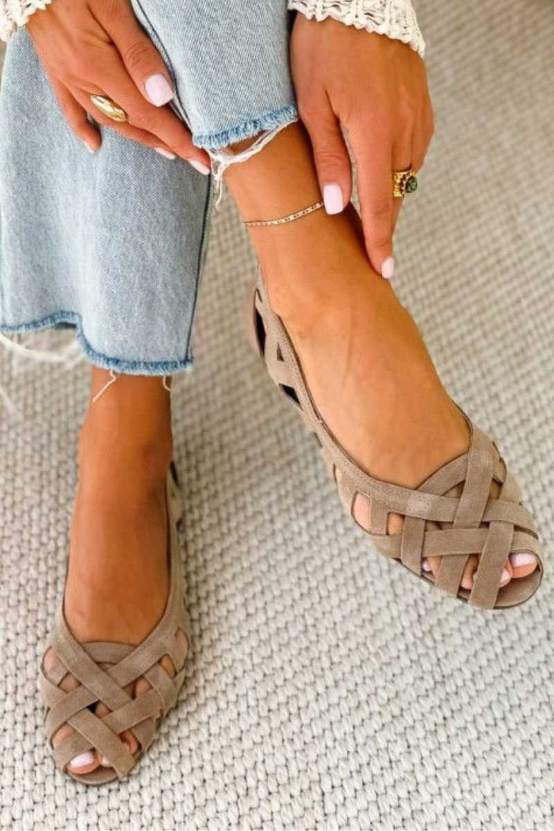 Lorraine | Woven Flat Sandal