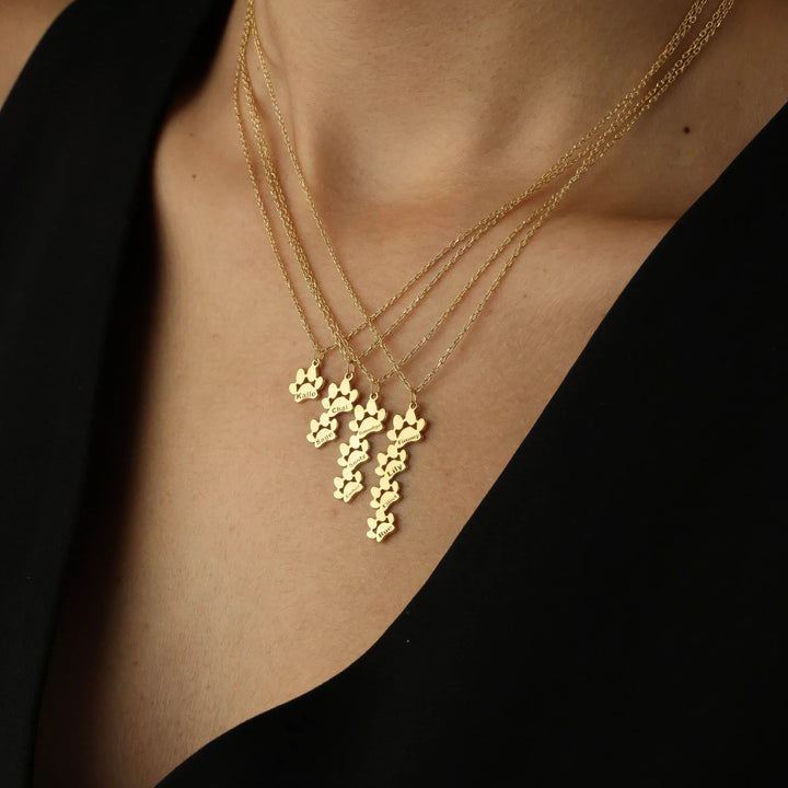 Collar Personalizado con Huella y Nombre de tu Mascota