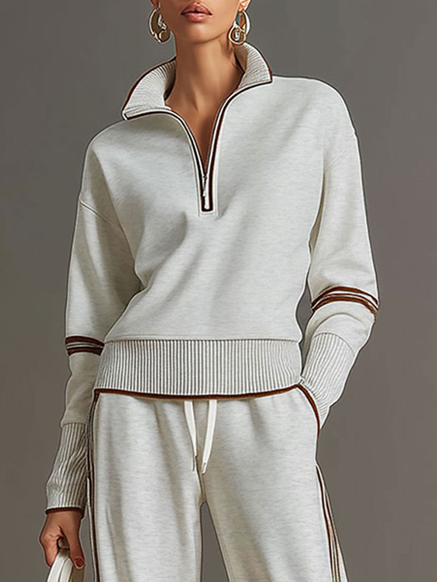 Wilda | Elegant Half-Zip Lounge Set