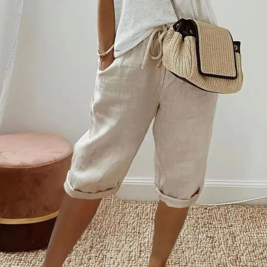 Sabrina | Tailored Capri Shorts