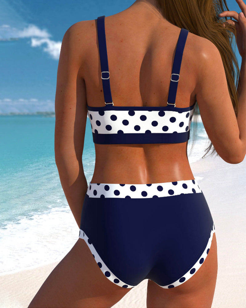 Dorothea | High Waist Polka Dot Bikini