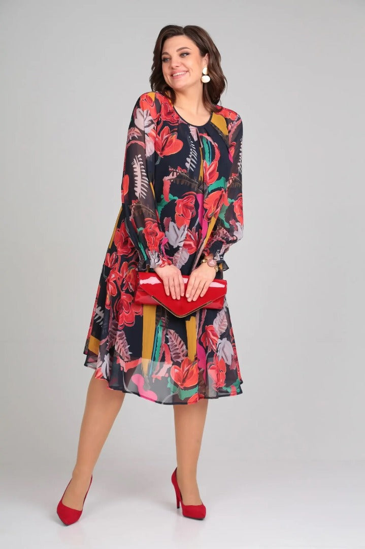 Ismay | Elegant Floral Dress