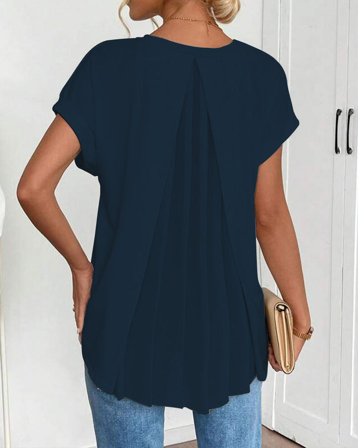 Elira | Breathable Flowy V-Neck Top