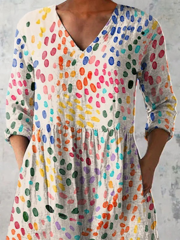 Eloise | Long V-Neck Blouse