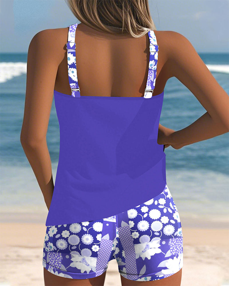 Sydney | Floral Belly-Cover Swim Set
