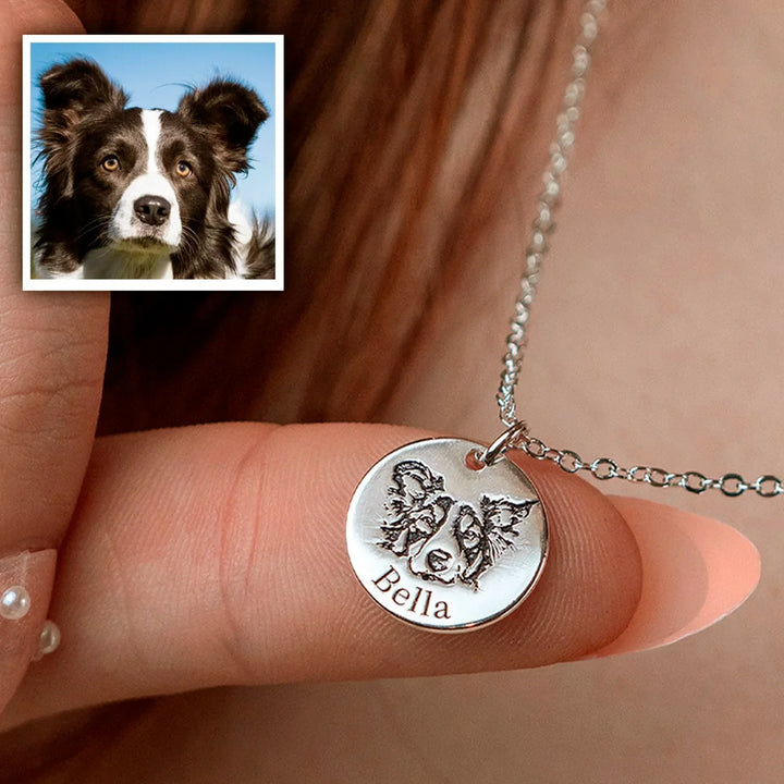 Collar Personalizado con Retrato de tu Mascota