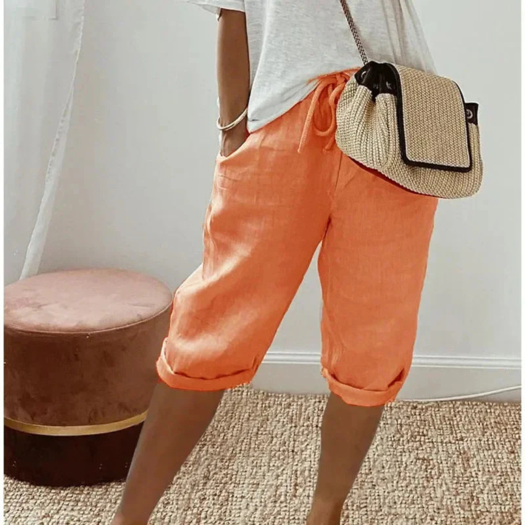 Sabrina | Tailored Capri Shorts