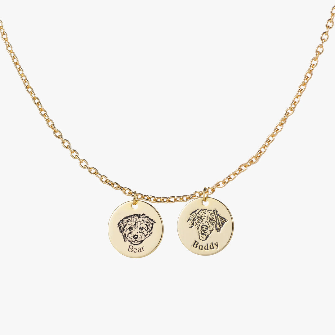 Collar Personalizado con Retrato de tu Mascota