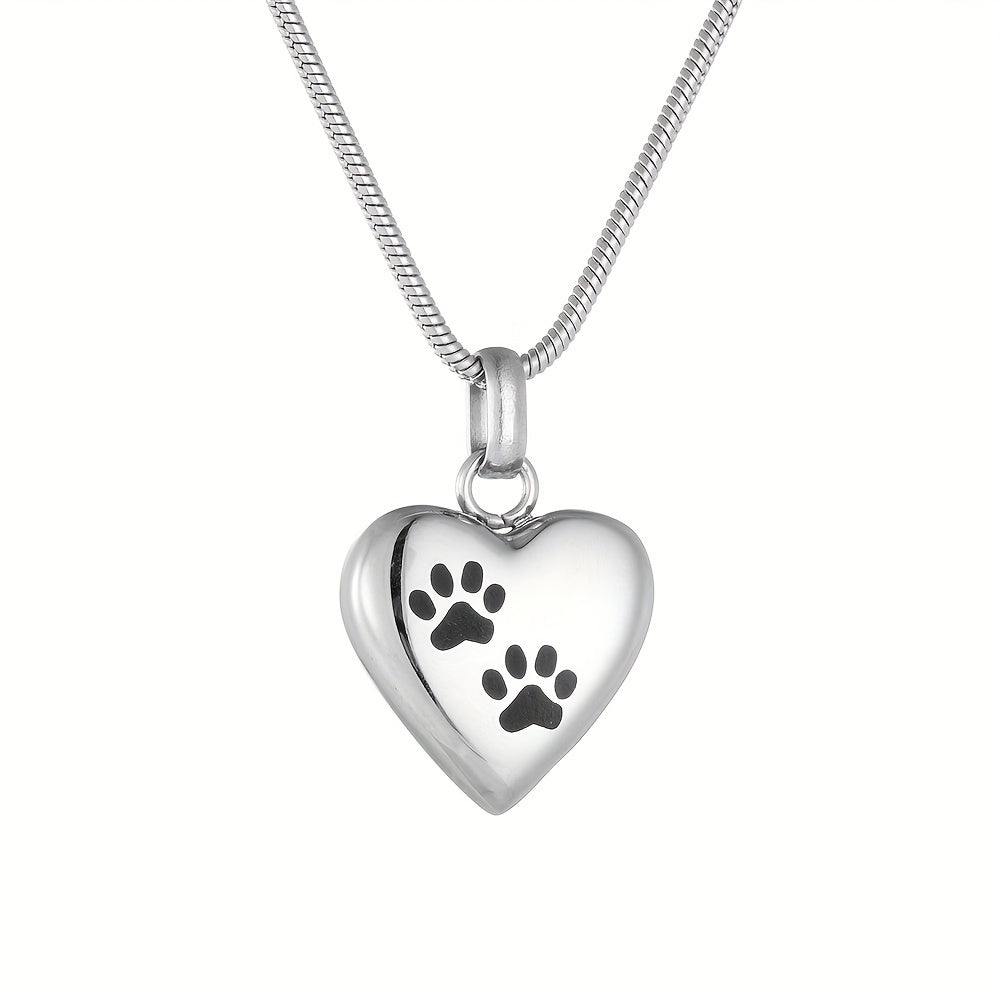 Colgante Corazón Personalizado con Cenizas de tu Mascota