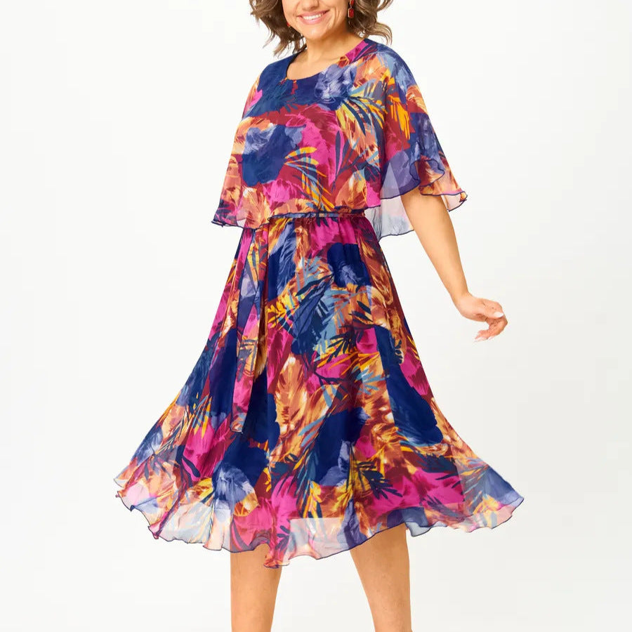 Margaret | Effortless Floral Comfort Dress
