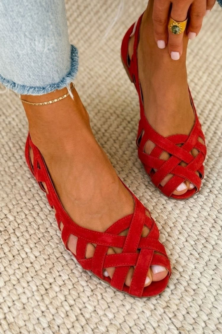 Lorraine | Woven Flat Sandal