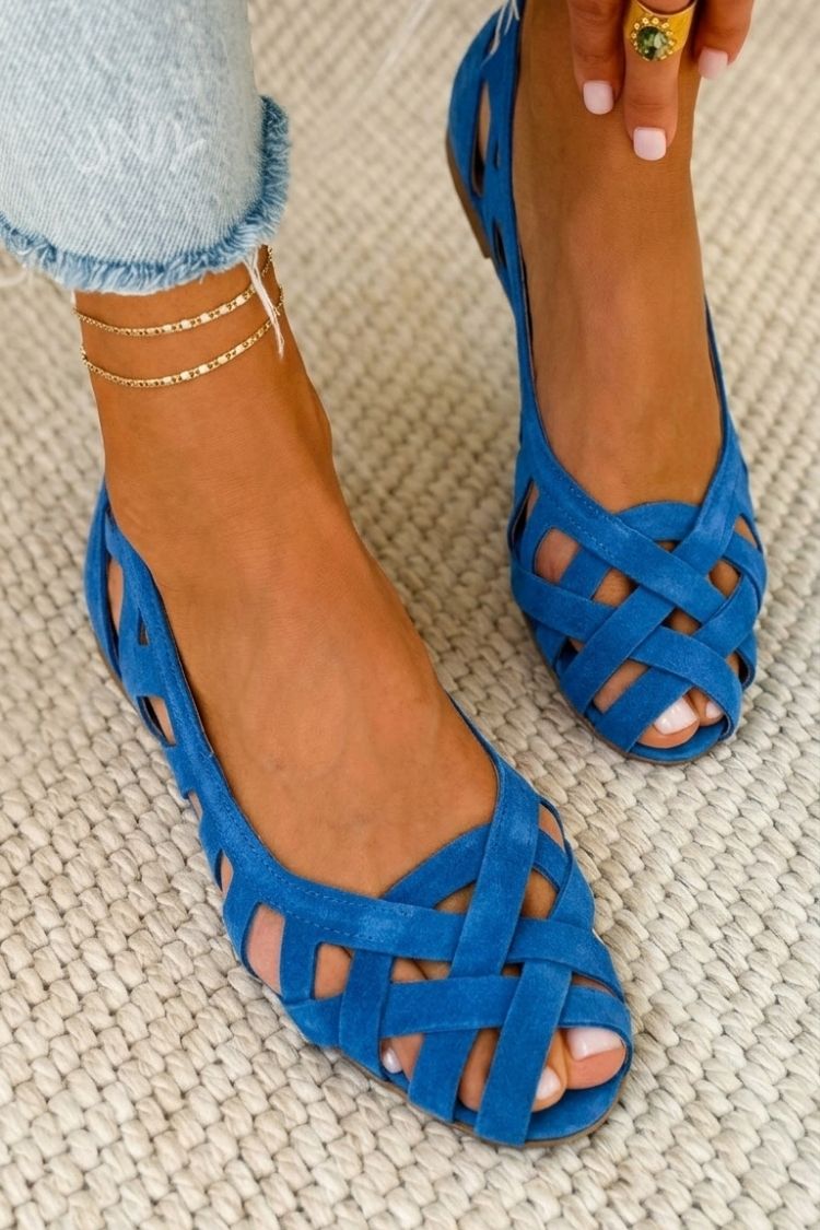 Lorraine | Woven Flat Sandal