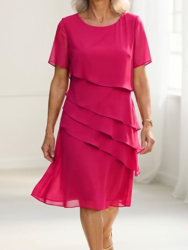 Margareth | Elegant Ruffled Dress