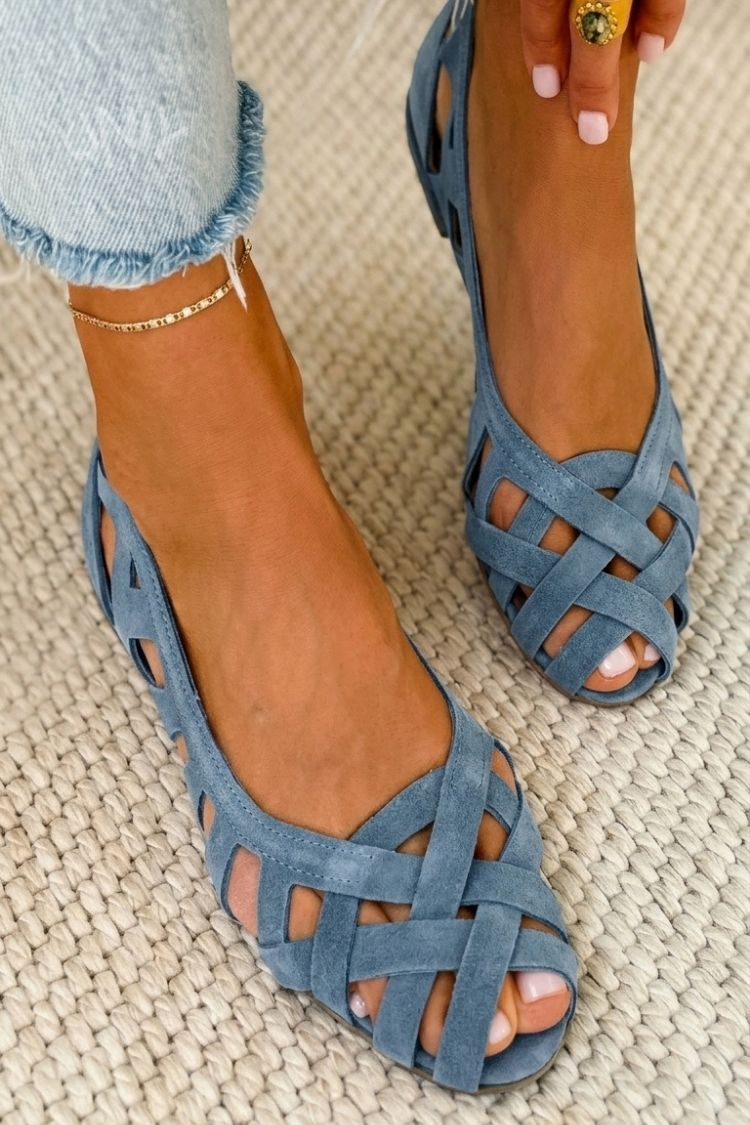 Lorraine | Woven Flat Sandal