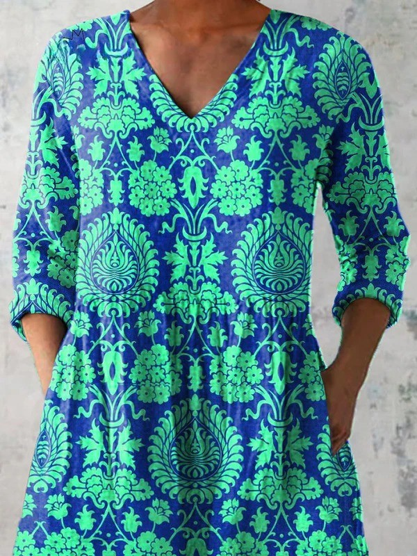 Lainey | Long V-Neck Blouse