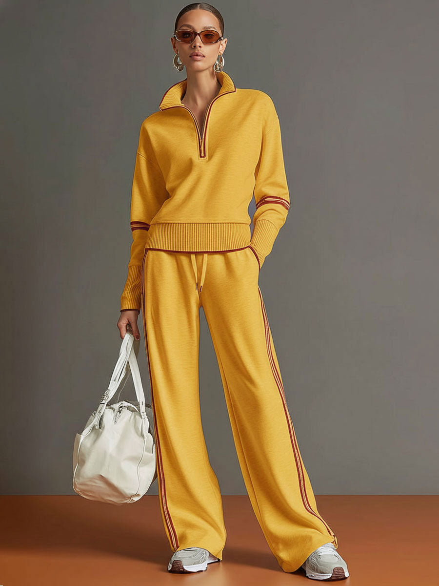 Wilda | Elegant Half-Zip Lounge Set