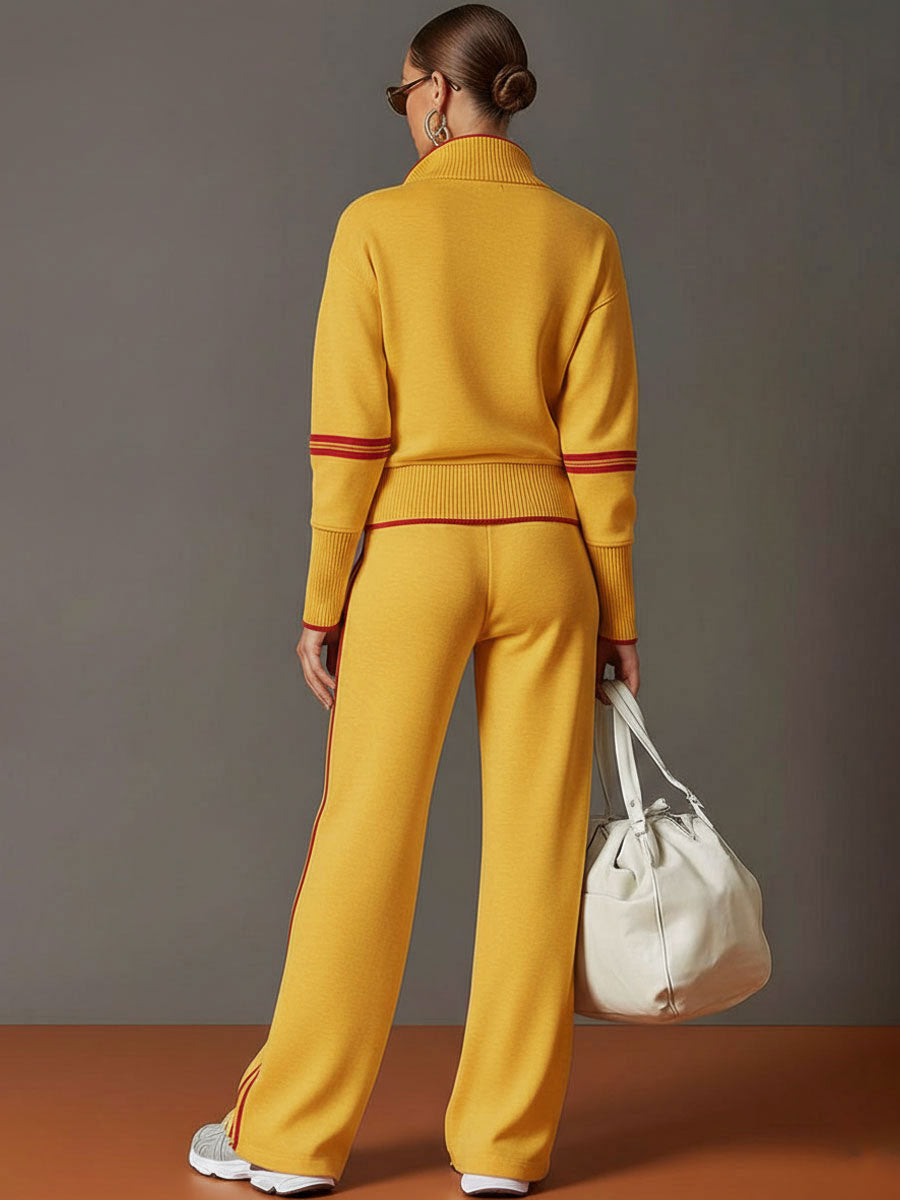 Wilda | Elegant Half-Zip Lounge Set