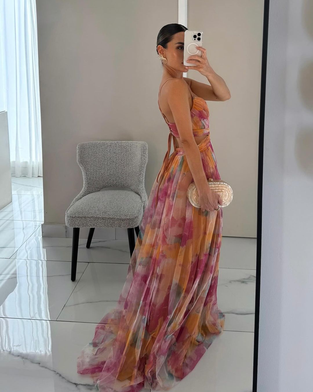 Irene | Long Floral Dress