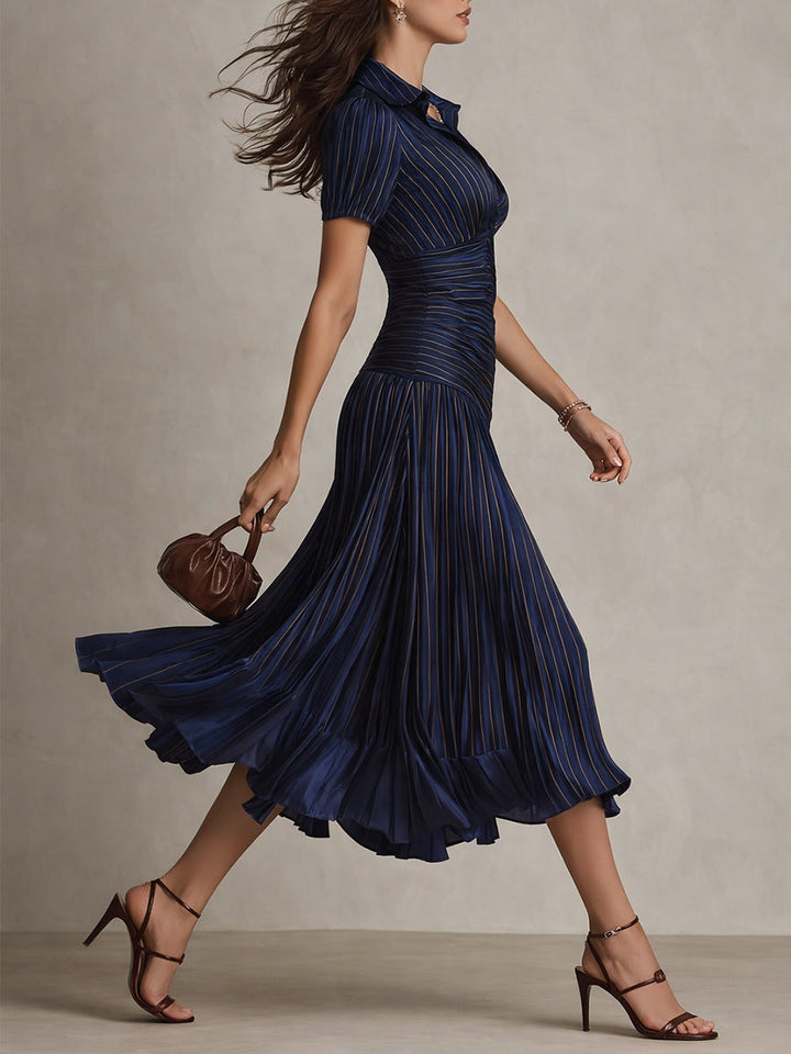 Nina | Elegant Retro Midi Dress