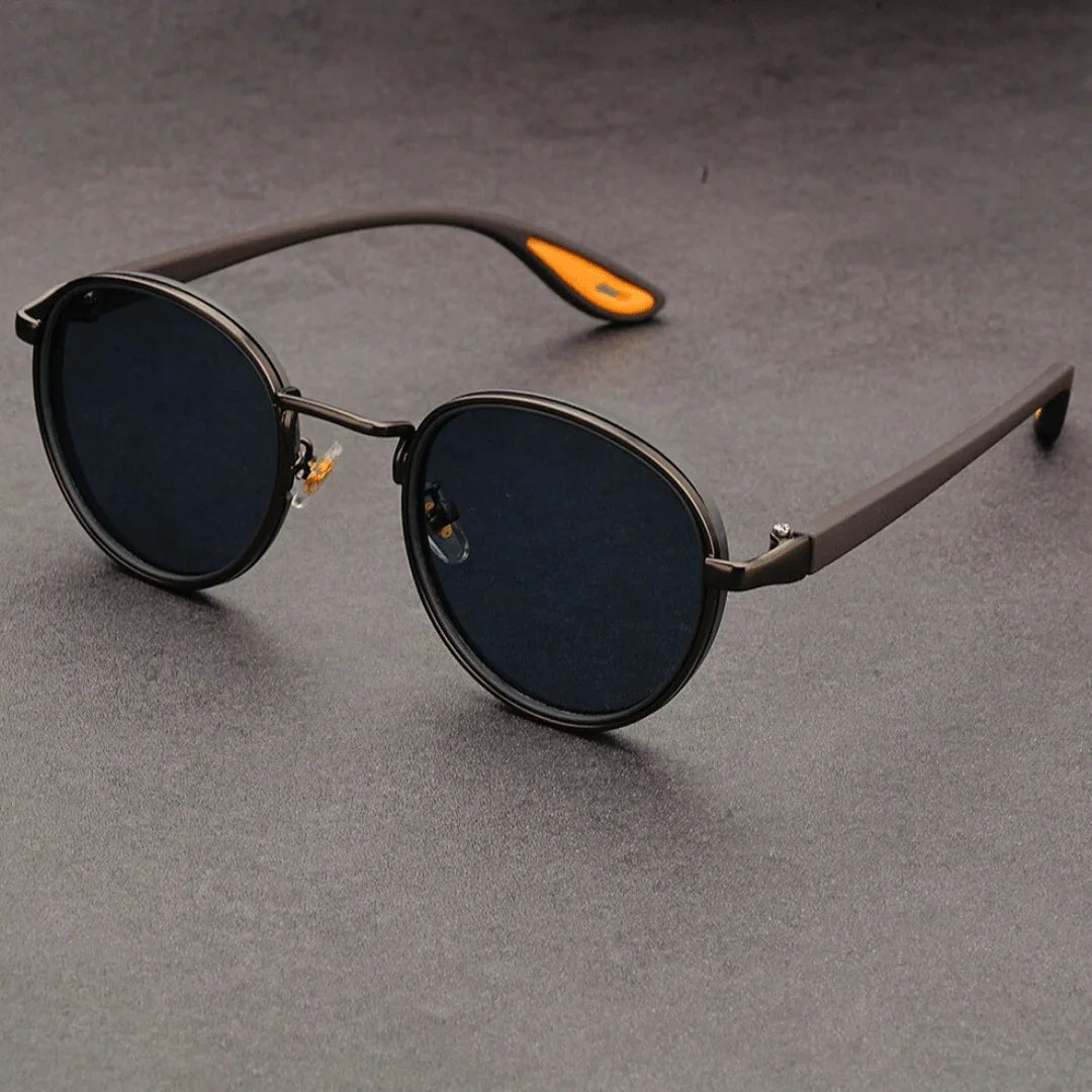 Lennox | Retro Round Polarized Sunglasses