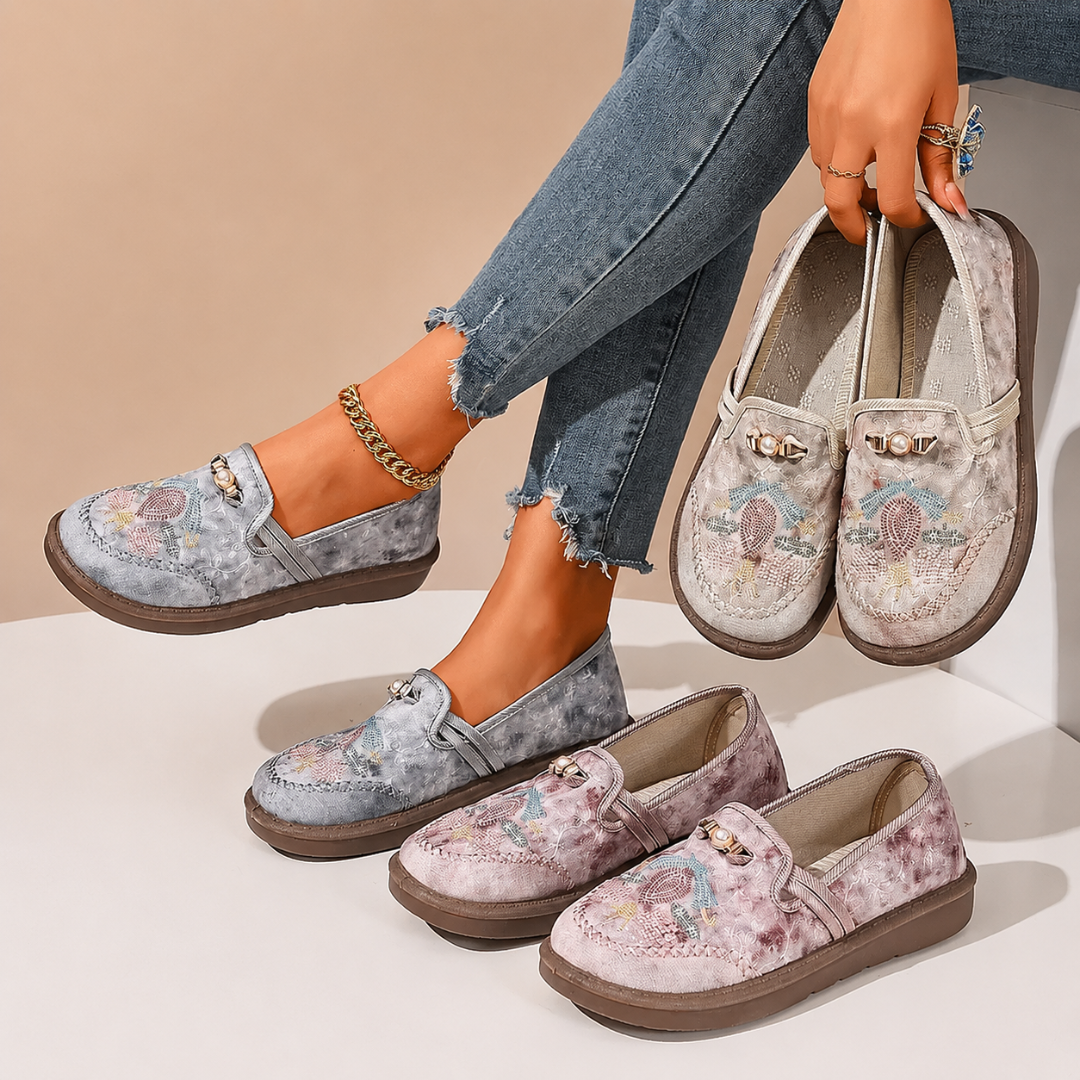 Kitty | Orthopaedic Embellished Flats