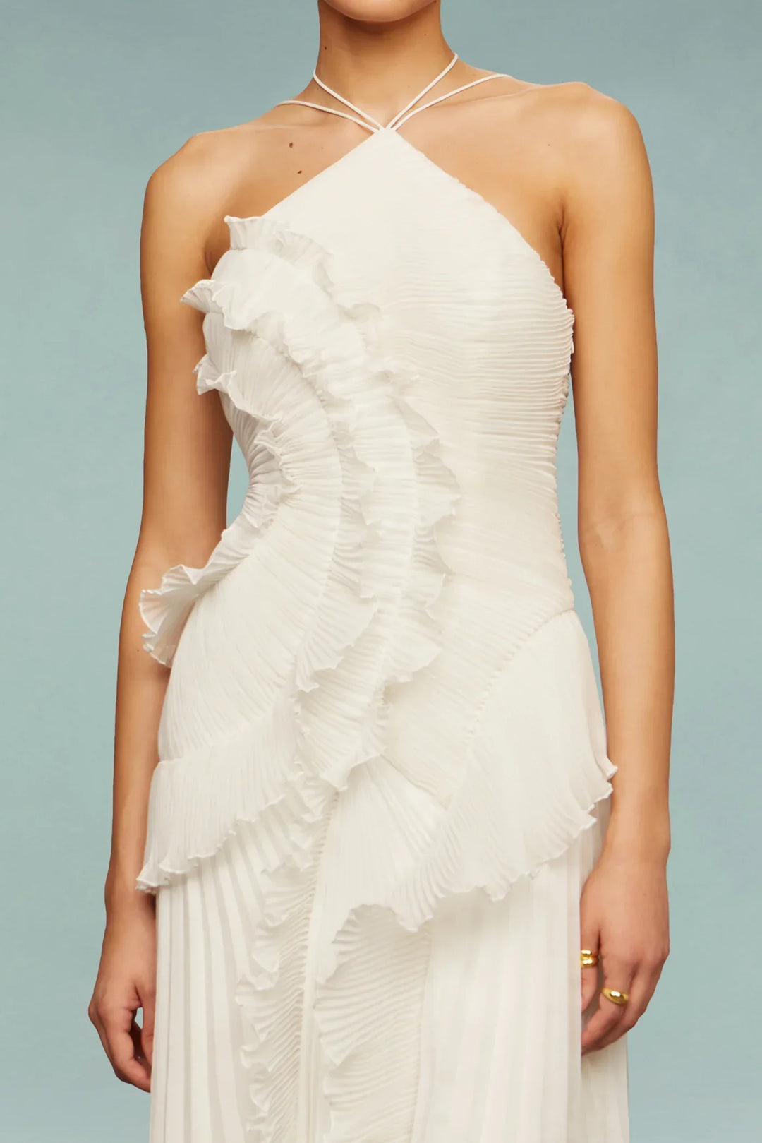 Sylvia | Tiered Ruffle Wedding Guest Maxi Dress