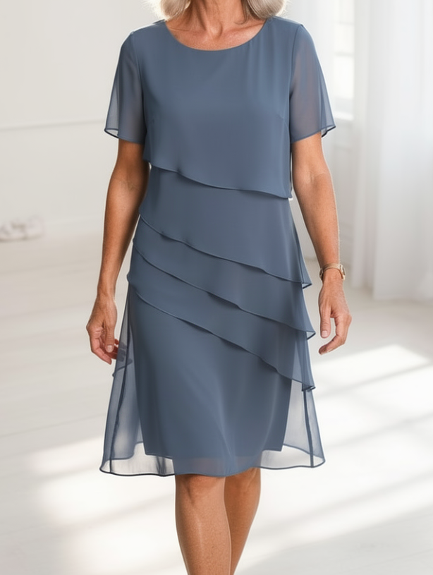 Margareth | Elegant Ruffled Dress