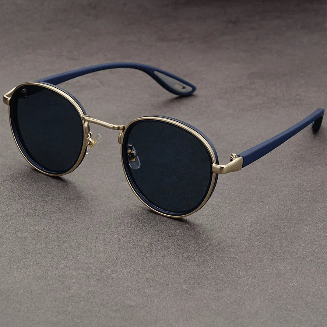 Lennox | Retro Round Polarized Sunglasses