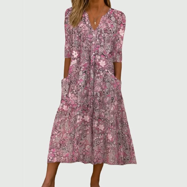 Raya | Elegant Midi Dress