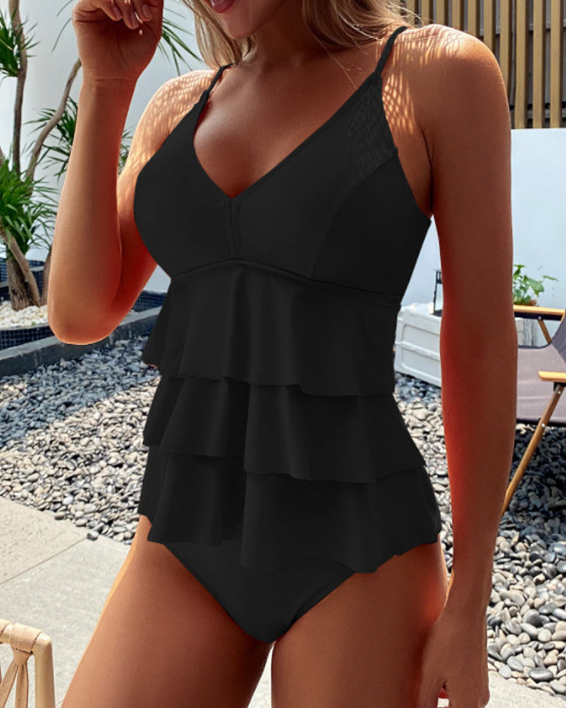 Tabitha | Ruffle Detail One-Piece Swimsuit