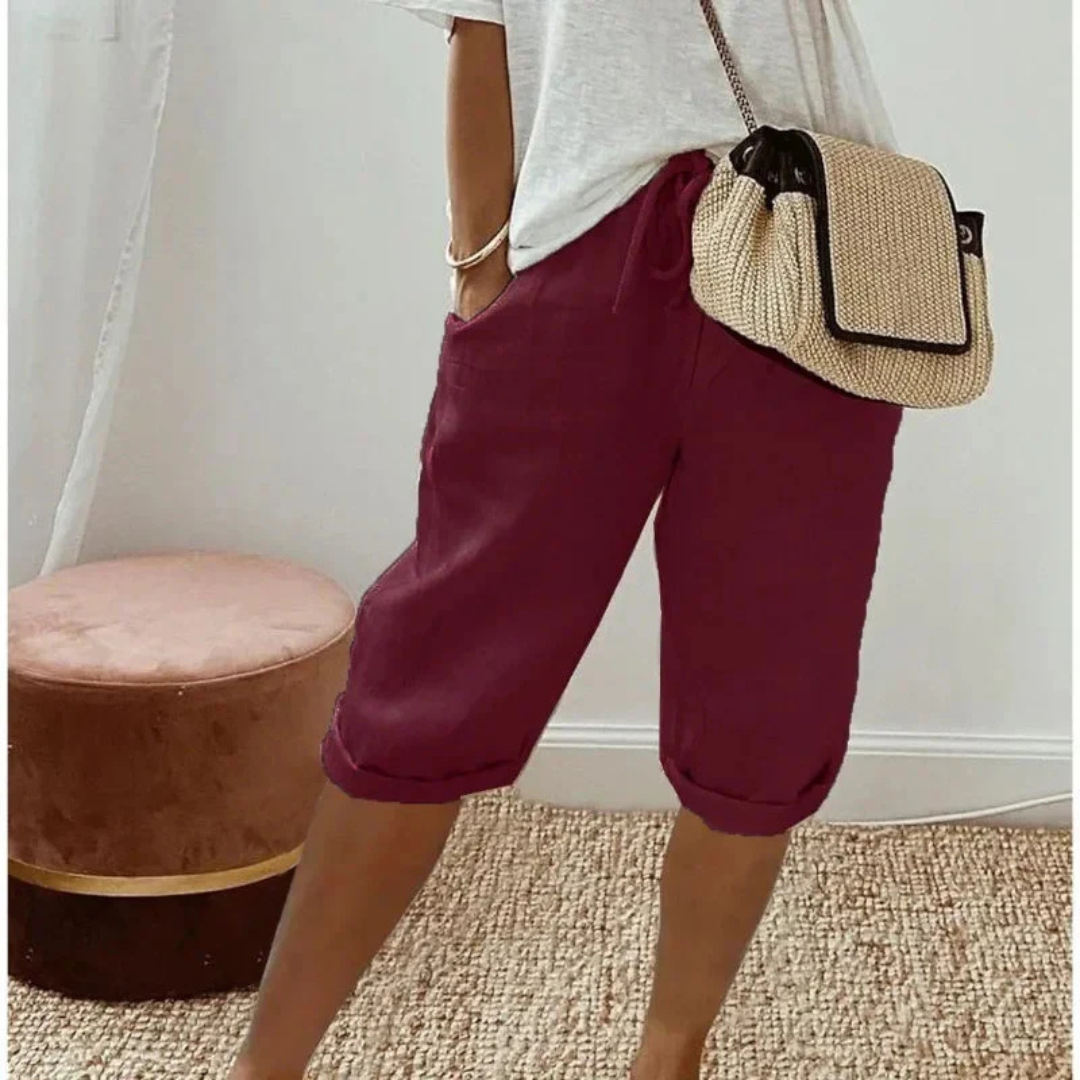 Sabrina | Tailored Capri Shorts