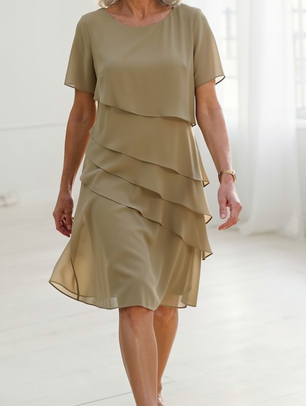 Margareth | Elegant Ruffled Dress