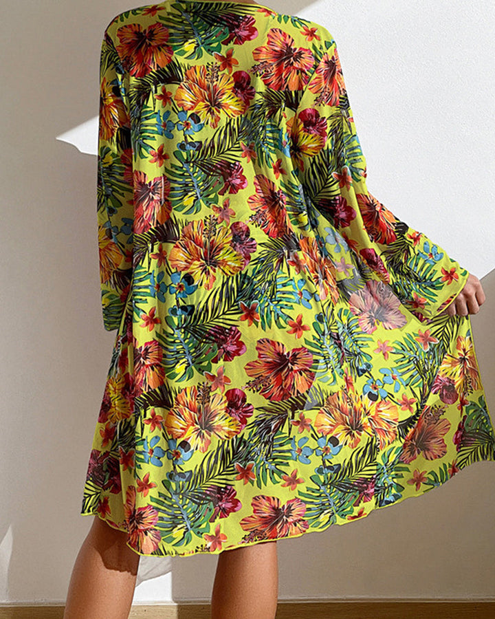 Eleanor | Floral Skirted Bikini Set