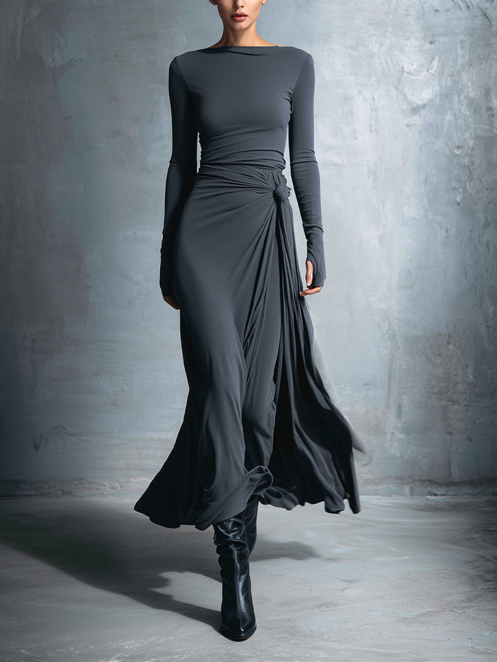 Ashley | Flattering Knot Maxi Dress