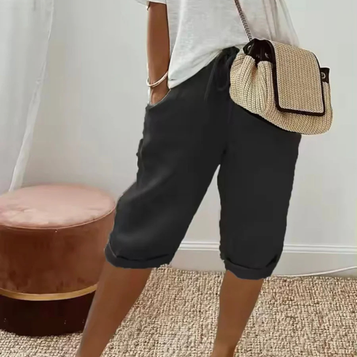 Sabrina | Tailored Capri Shorts