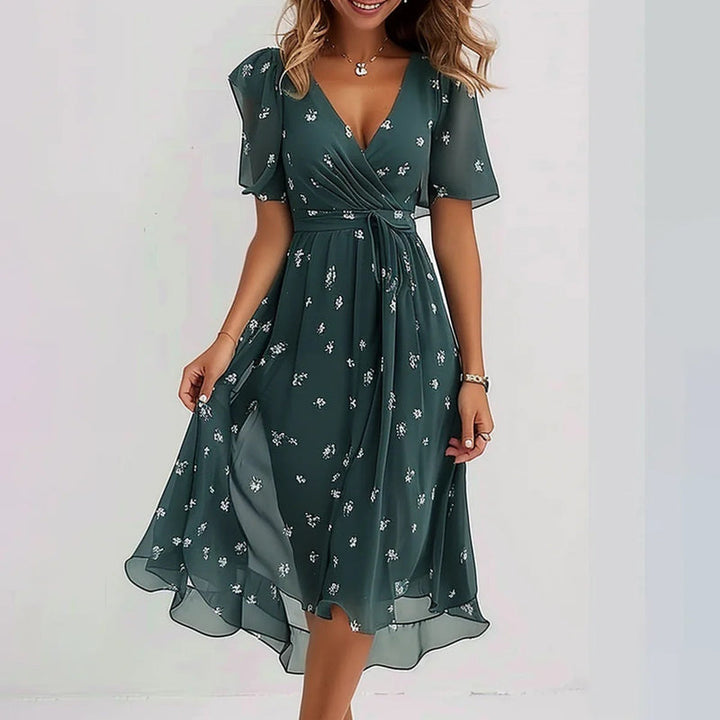 Elena | Elegant Midi Dress