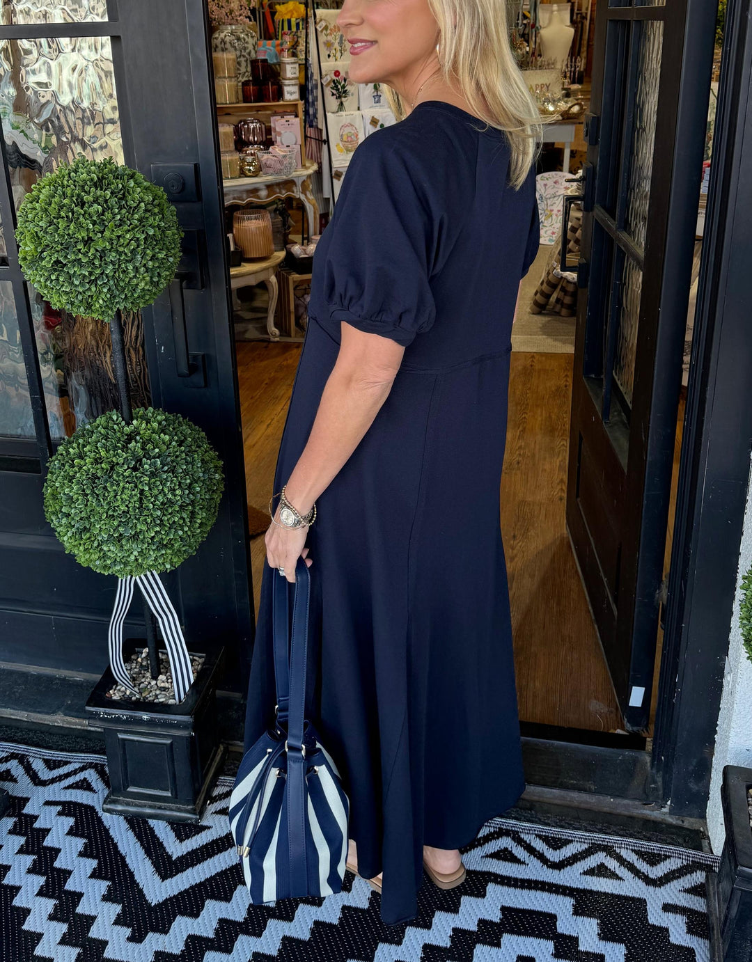 Odette | Puff Sleeve Relaxed Maxi Dress