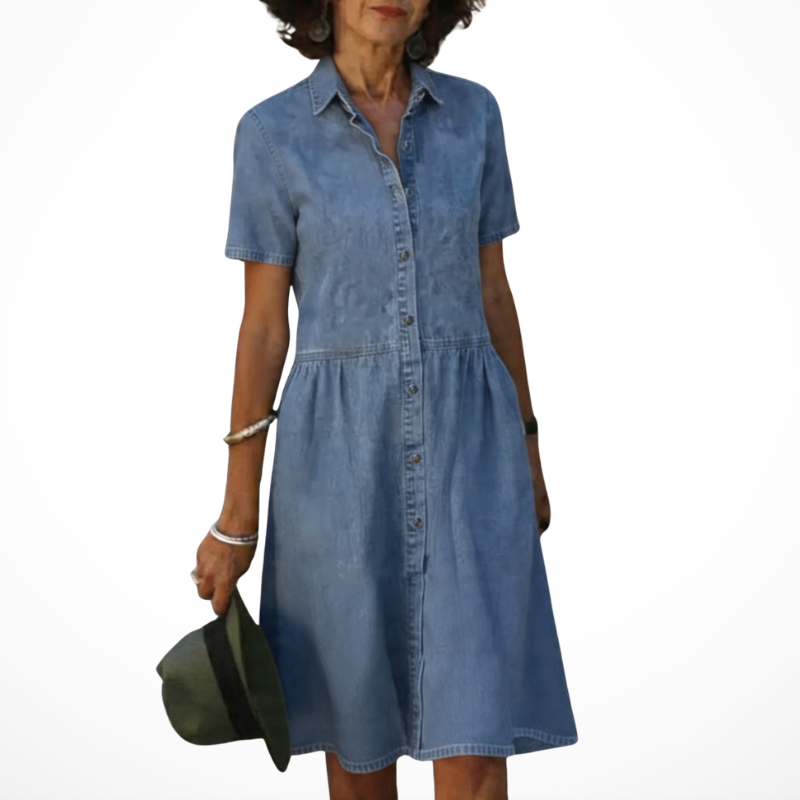 Deborah | Relaxed Denim Midi Dress