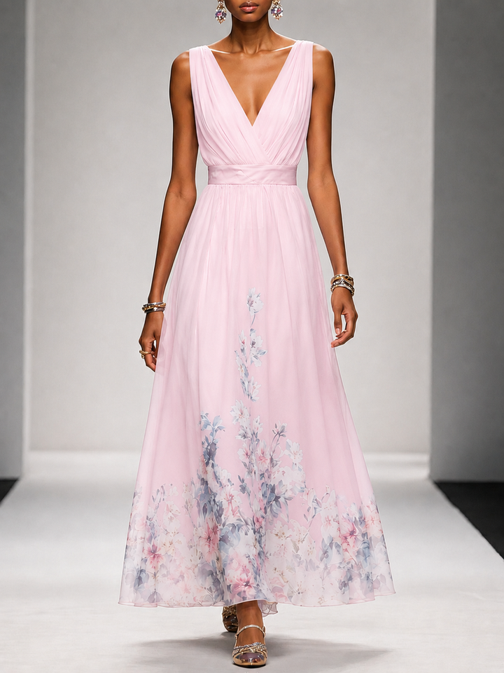 Seraphine | Sleeveless A Maxi Dress