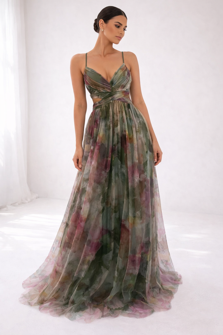 Winifred | Flattering Floral Maxi Dress