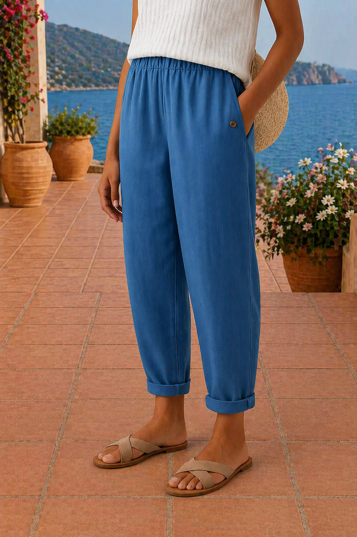 Hazel | Relaxed Wide Leg Summer Trousers