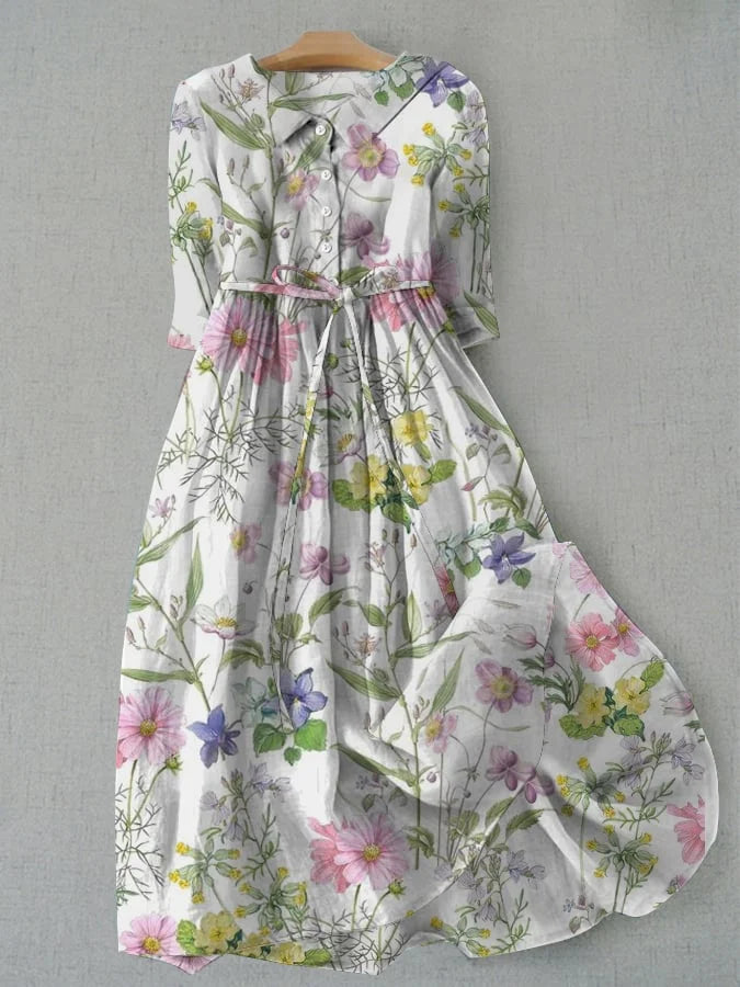 Vero | Classic Wildflower Midi Dress