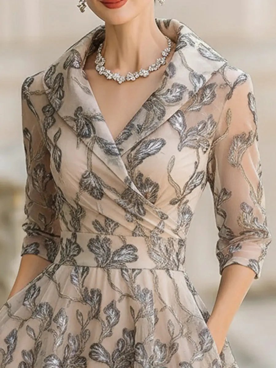 Evelyn | Elegant Graceful Midi Dress