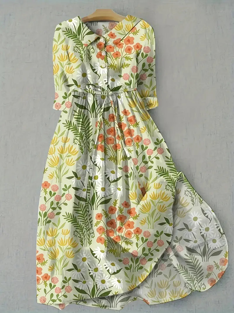 Isabel | Elegant Floral Dress