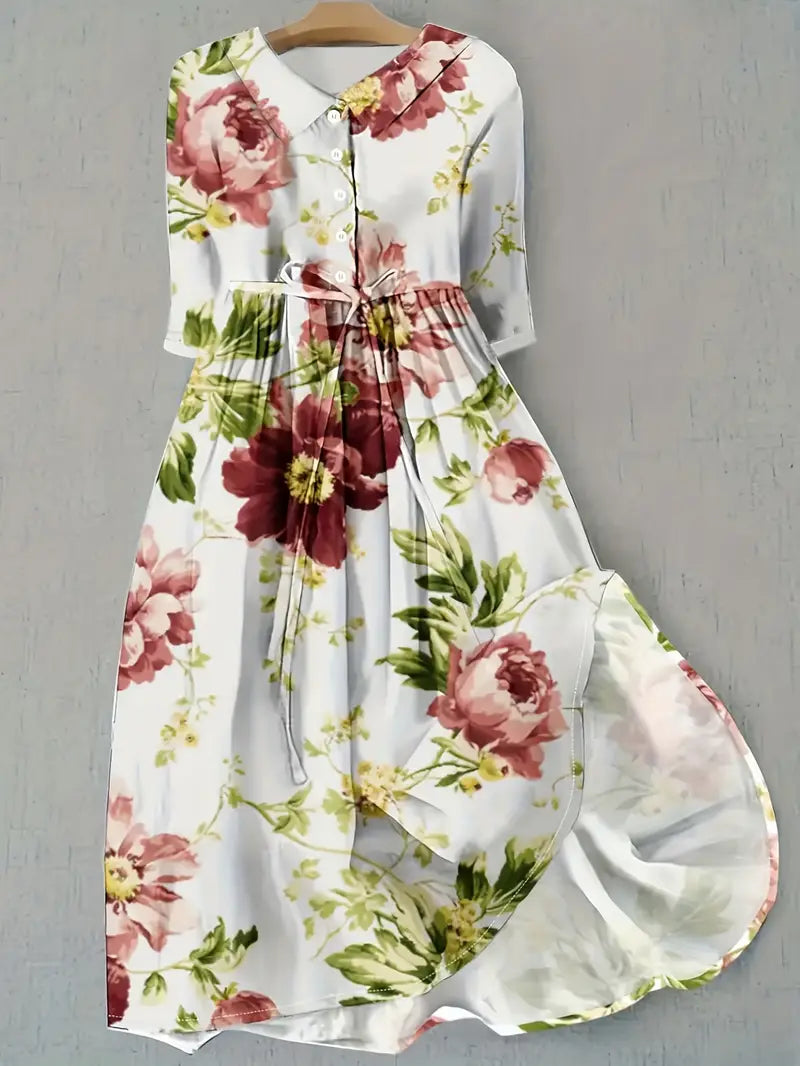 Floor | Elegant Floral Dress