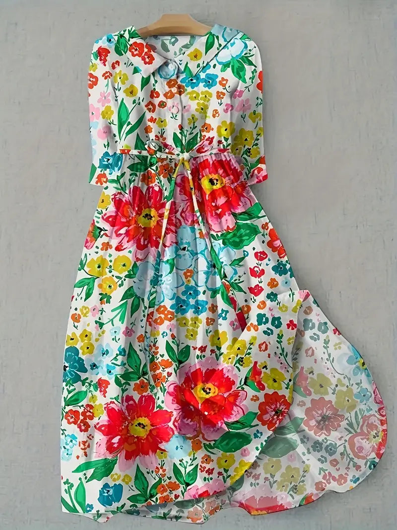 Dominique | Timeless Floral Dress