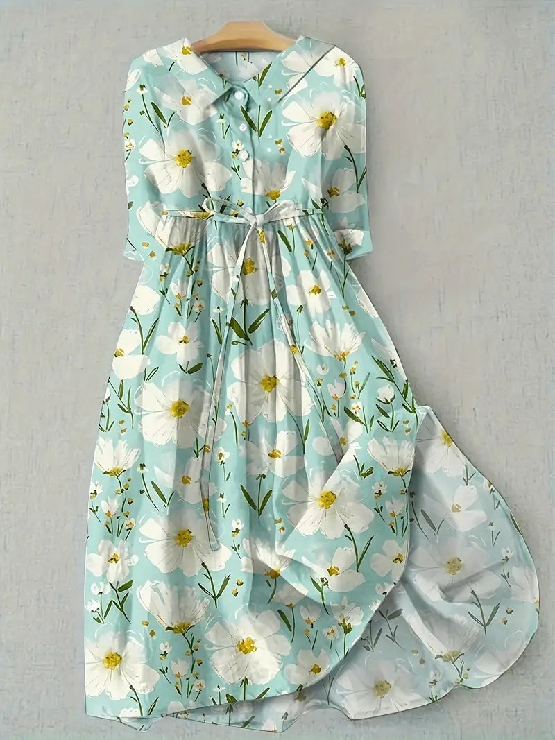 Andrea | Classic Floral Summer Dress